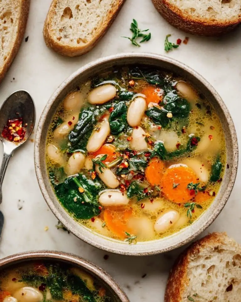 Hearty Tuscan White Bean Soup Recipe