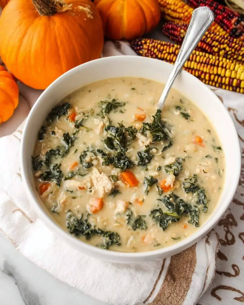 Creamy Autumn Chicken & Wild Rice Soup Recipe