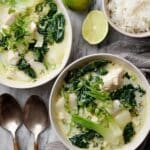 Coconut Fish Stew With Ginger and Greens Recipe