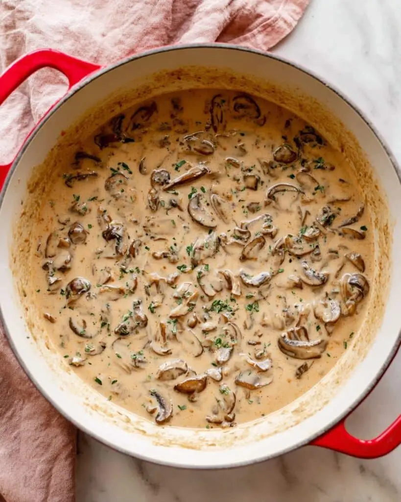 Quick Mushroom Stroganoff Recipe