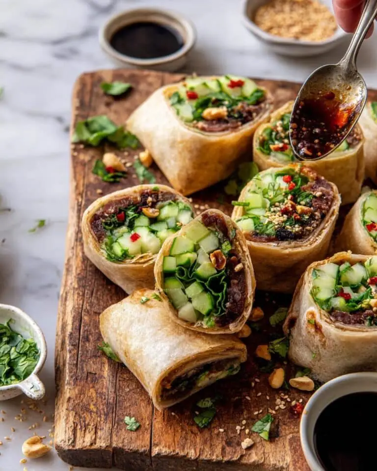 20 Minute Thai Basil Beef Rolls Recipe