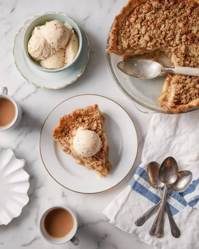 Homemade Vegan Apple Crumble Pie Recipe