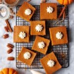 Brown Butter Pecan Pumpkin Pie Bars Recipe