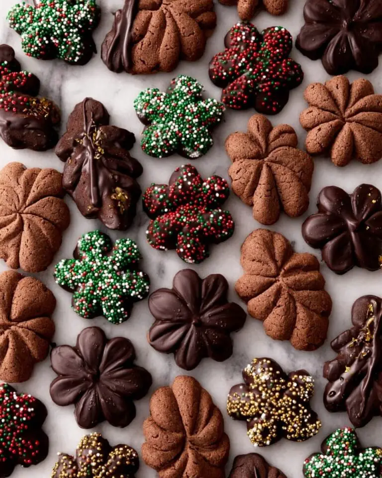 Chocolate Spritz Cookies Recipe