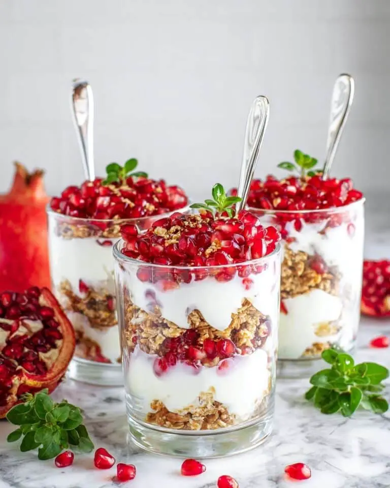 Pomegranate Parfait (Easy Holiday Breakfast Idea) Recipe