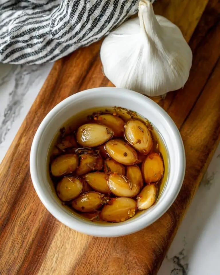 Garlic Confit with Herbs and Olive Oil Recipe