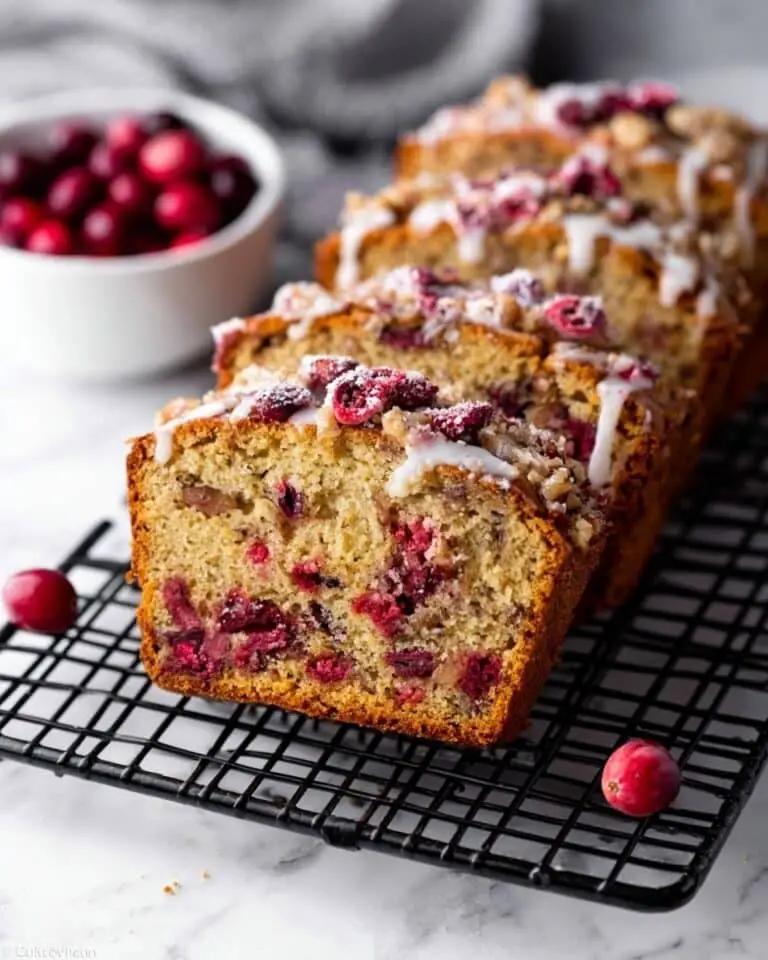 Orange Glazed Cranberry Bread Recipe