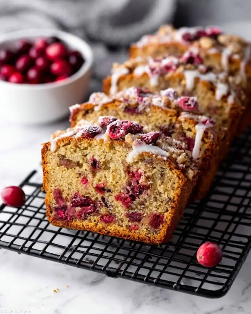 Orange Glazed Cranberry Bread Recipe