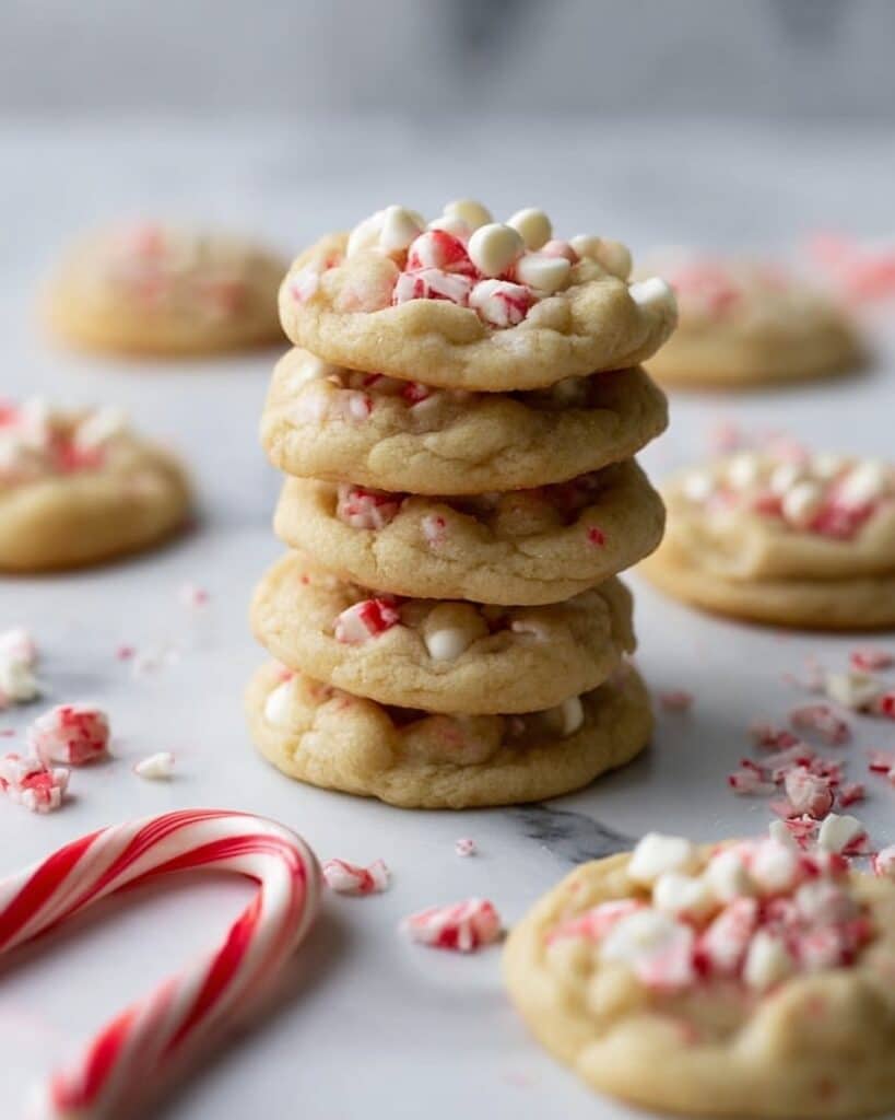 White Chocolate Peppermint Cookies Recipe