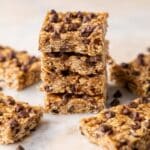 4-Ingredient Banana Oatmeal Bars Recipe