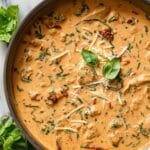Marry Me Tofu with Sun-Dried Tomato and Spinach Cream Sauce Recipe
