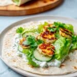 Sweet Chilli Halloumi Wrap Recipe