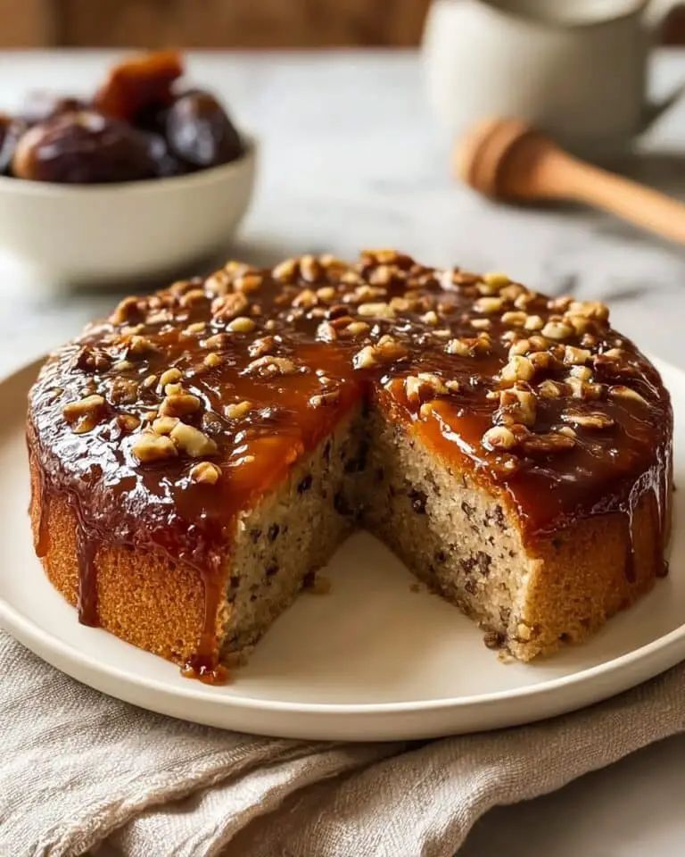 Moist Persian Date Cake with Cinnamon and Cardamom Recipe