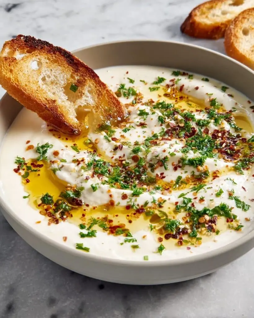 Whipped Ricotta Cheese & Hot Honey Dip Recipe