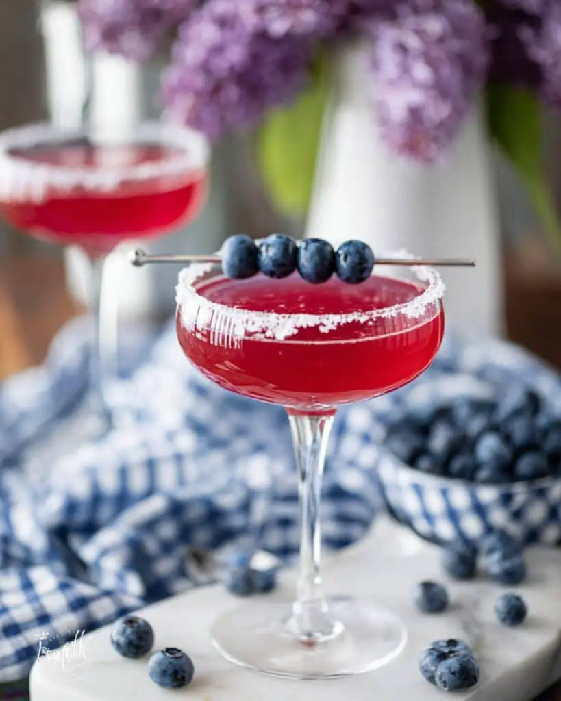 Blueberry Lemon Drop Martini Recipe
