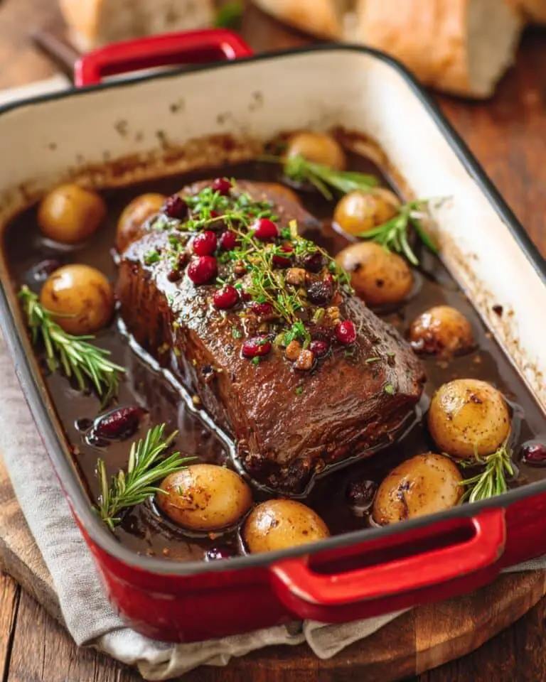 Cranberry Holiday Beef Brisket Recipe