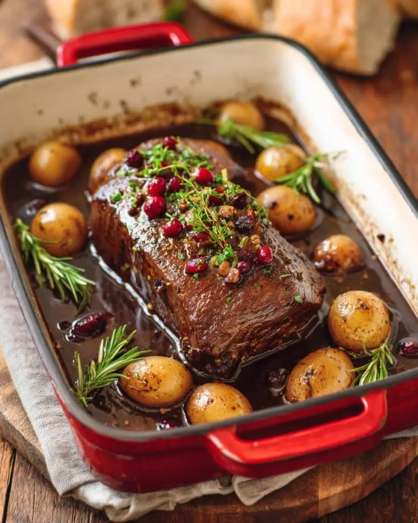Cranberry Holiday Beef Brisket Recipe