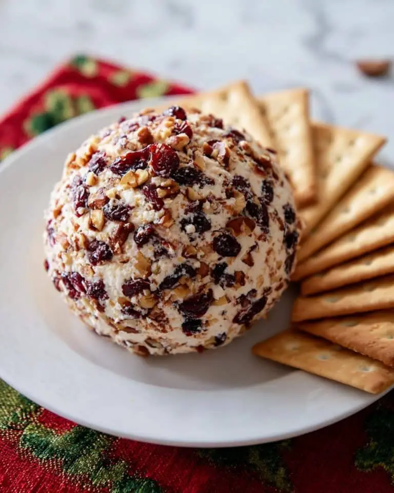 Cranberry Pecan Cheeseball Recipe