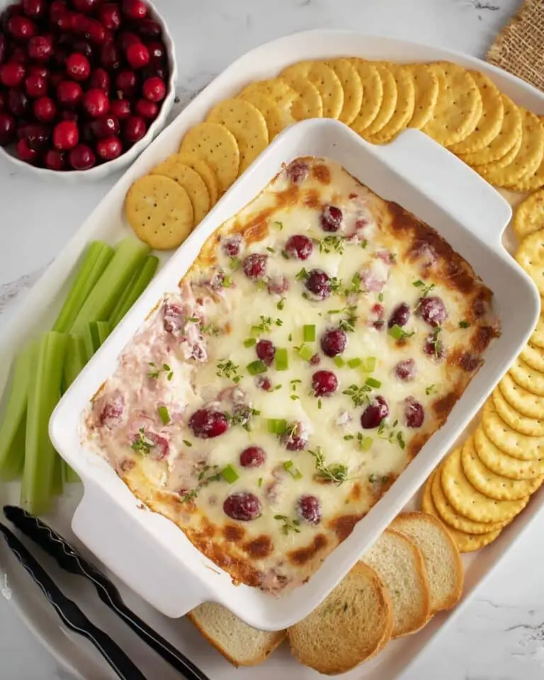 Baked Cranberry Cream Cheese Dip Recipe