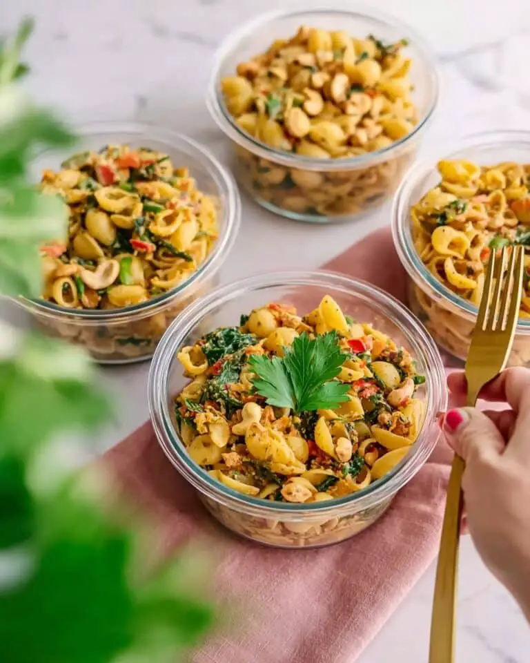 High-Protein Vegan ‘Marry Me Pasta’ Meal-Prep Recipe