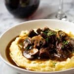 Wine Braised Short Ribs with White Cheddar Mashed Potatoes Recipe