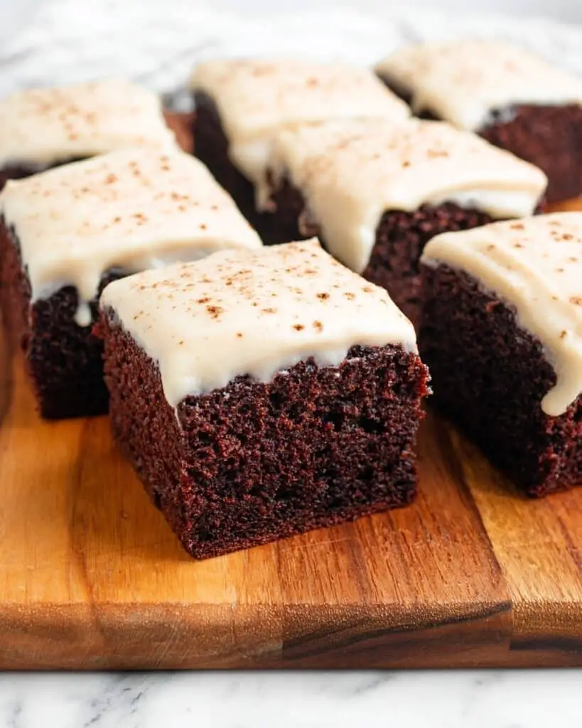 Easy Gingerbread Cake with Cinnamon Molasses Frosting Recipe