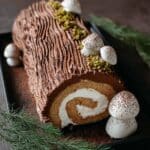 Tiramisu Yule Log Christmas Cake Recipe