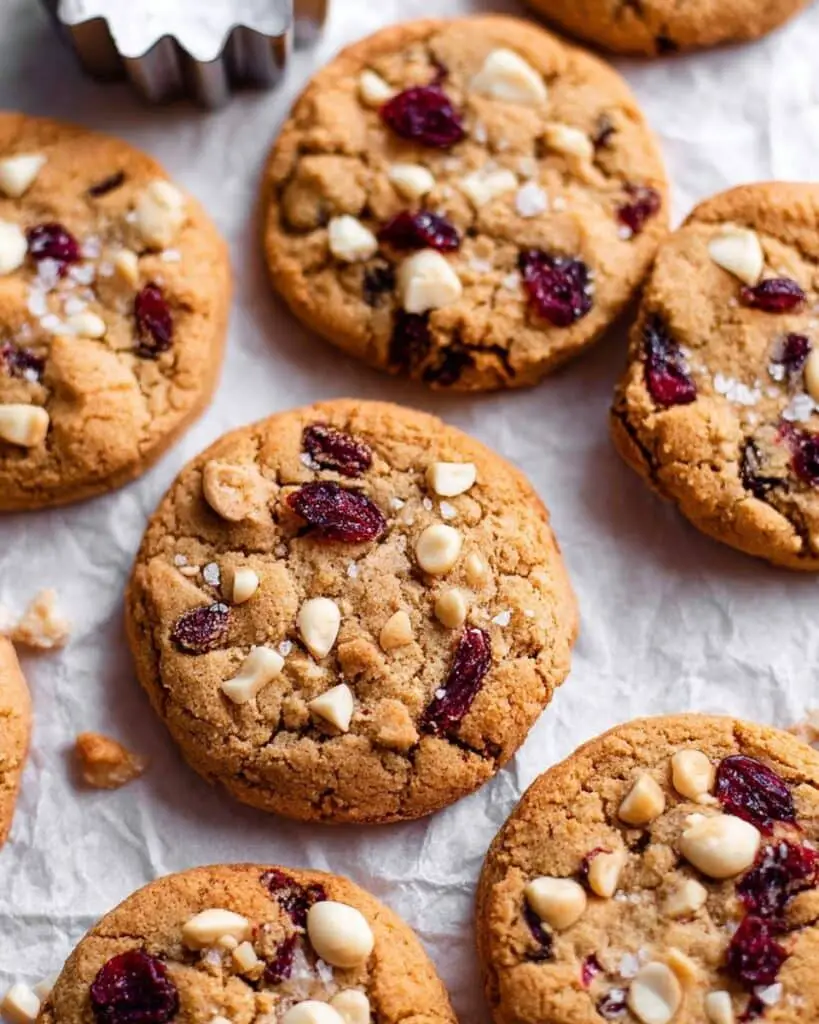 Vegan White Chocolate Cranberry Cookies Recipe