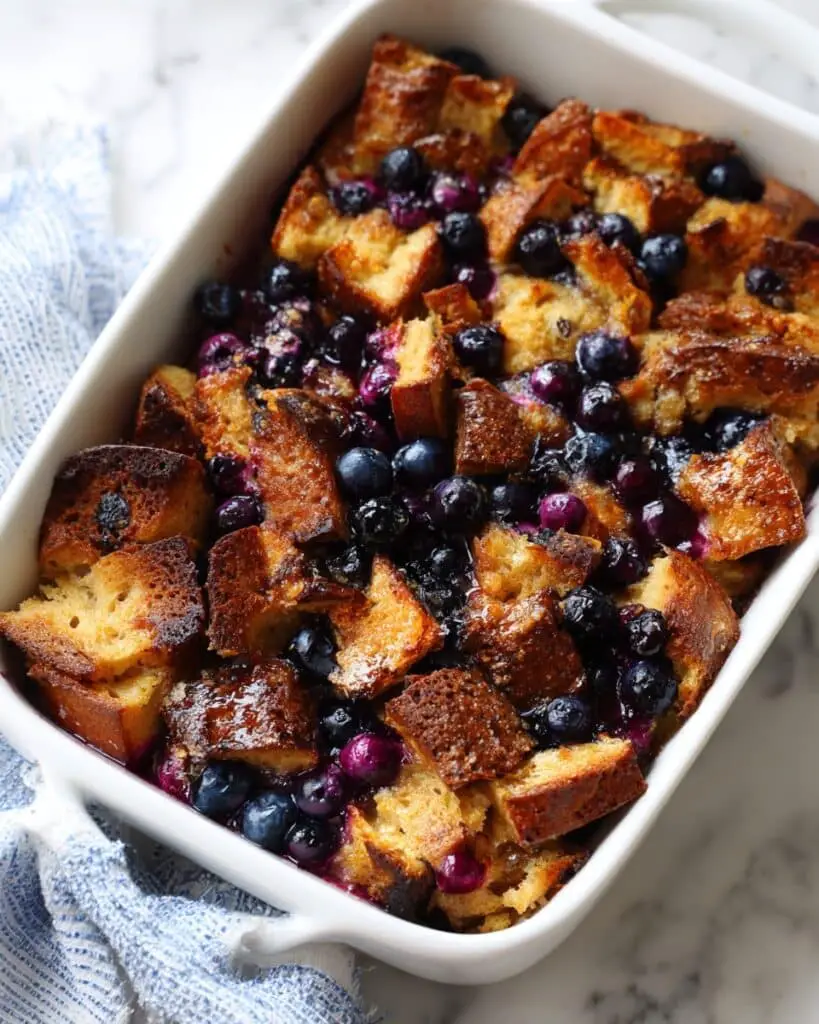 Baked Blueberry French Toast Casserole Recipe