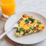 Potato, Red Pepper, and Spinach Frittata Recipe