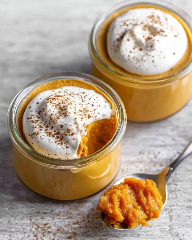 Pumpkin Pot de Crème with Maple Whipped Cream Recipe