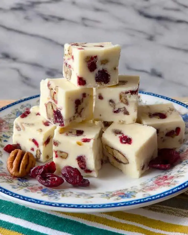 Pecan Cranberry Fudge Recipe