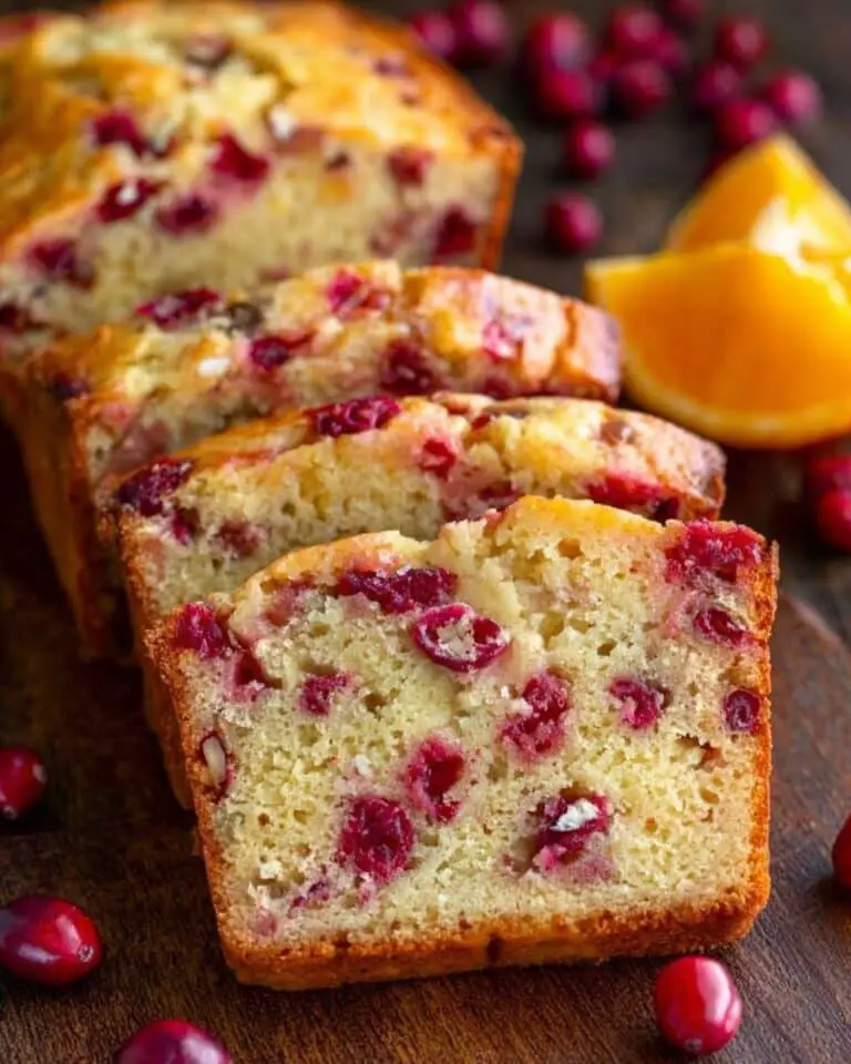 Cranberry Bread with Orange Glaze Recipe
