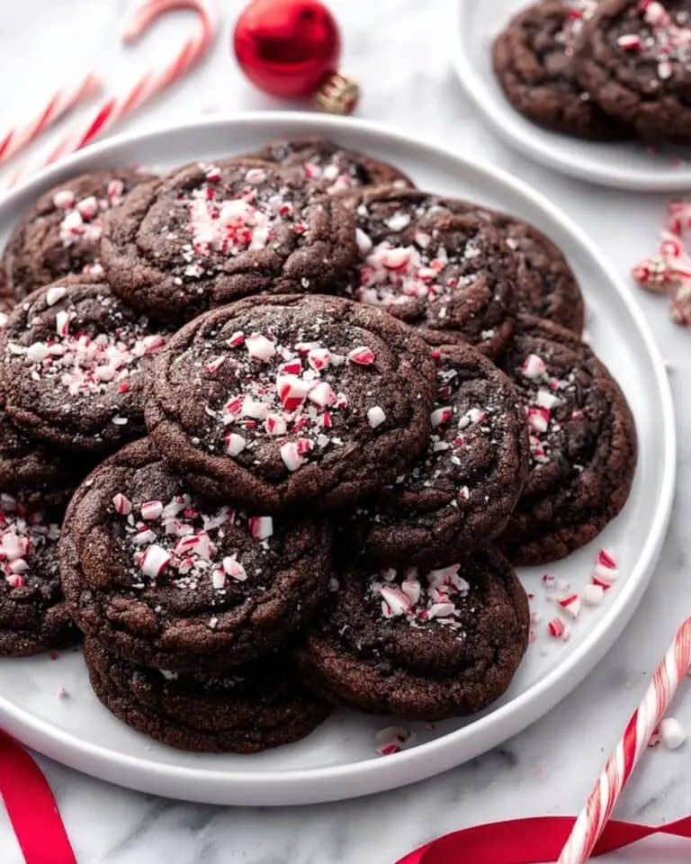 Double Chocolate Peppermint Cookies Recipe