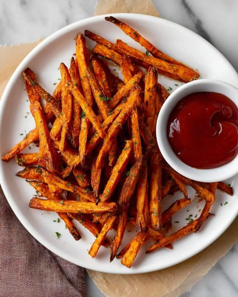 Crispy Baked Sweet Potato Fries Recipe