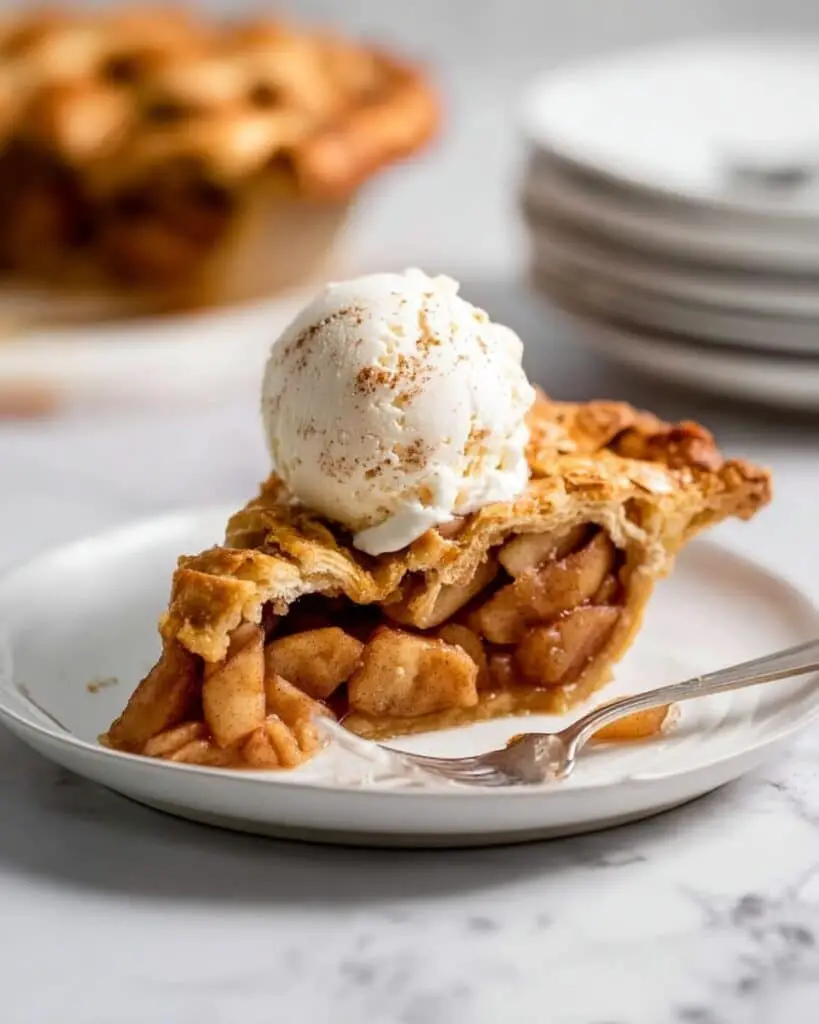 Apple Pie à la Mode (Apple Pie with Ice Cream Recipe) Recipe