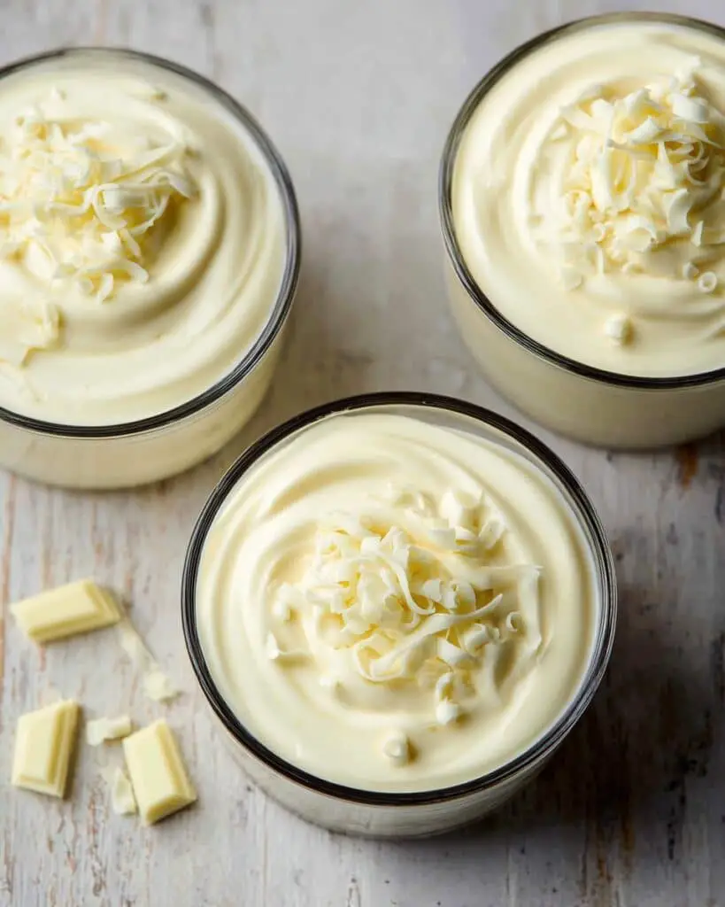 2-Ingredient White Chocolate Mousse without Eggs Recipe