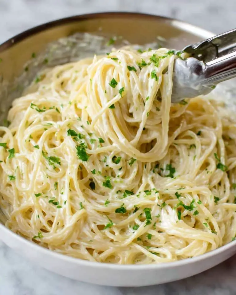 Garlic Parmesan Pasta (One Pot!): 20-Minute Creamy Angel Hair Recipe