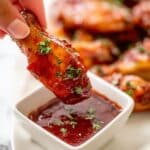 Crock Pot Chicken Wings with BBQ Sauce Recipe