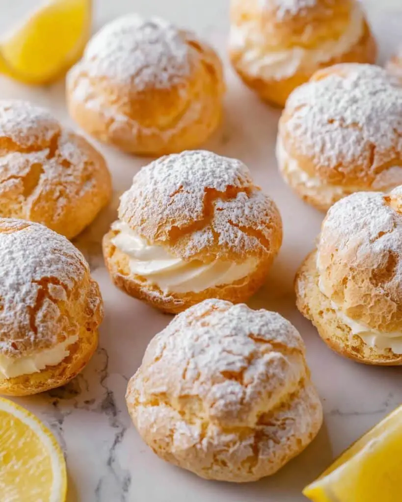 Lemon Creme Puffs Recipe