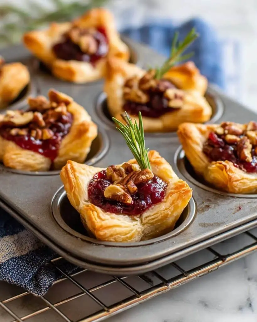 Brie Bites with Cranberry Recipe