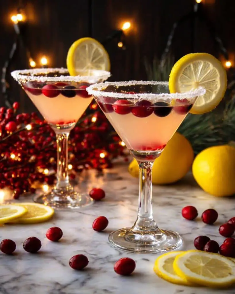 Cranberry Lemon Drop Martini Recipe