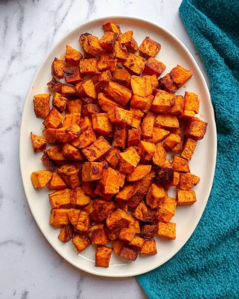 Roasted Sweet Potato Wedges with Garlic, Paprika, and Rosemary Recipe