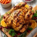 Spatchcock Cranberry Orange Glazed Turkey Recipe