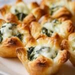 Spinach Dip Bites: Cheesy, Buttery Party Appetizer Recipe