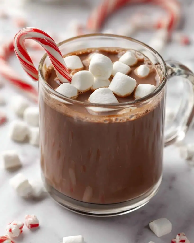 Slow Cooker Peppermint Hot Chocolate Recipe