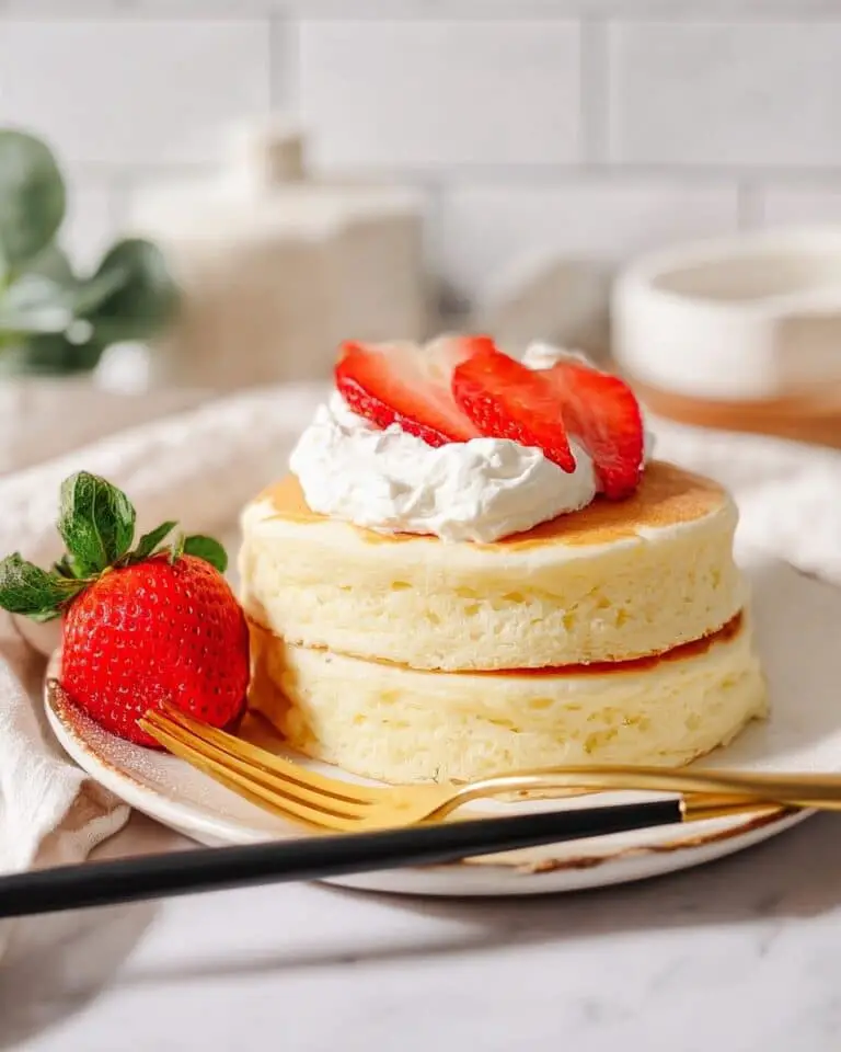 Fluffy Japanese Soufflé Pancakes Recipe