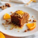 Honey Almond Cake (Tishpishti) with Citrus Syrup Recipe