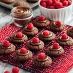 Chocolate Hazelnut Thumbprint Cookies with Raspberries Recipe