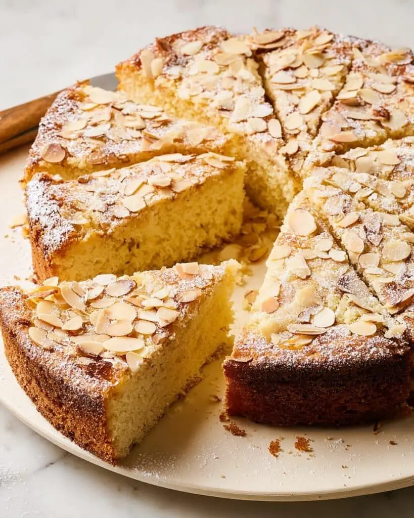Cardamom Almond Lemon Cake Recipe